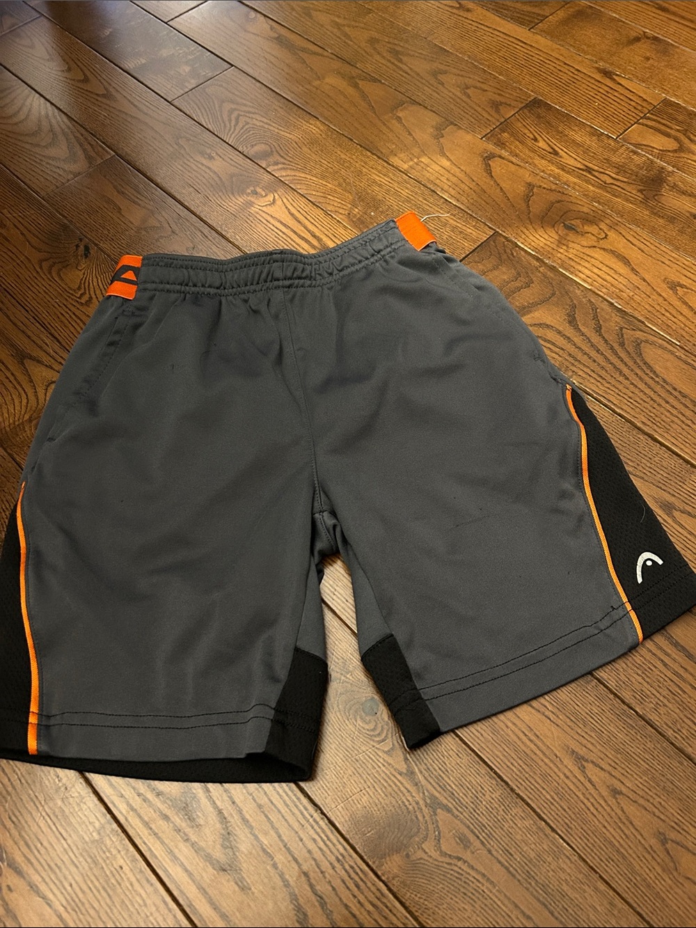 🔥 4/$25 - Head Boy’s Gray Athletic Shorts with Orange Trim